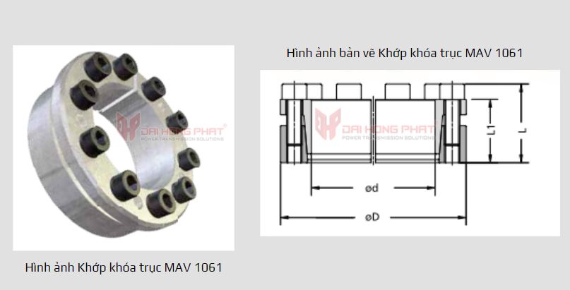 Bản vẽ kỹ thuật khớp khóa trục MAV 1061