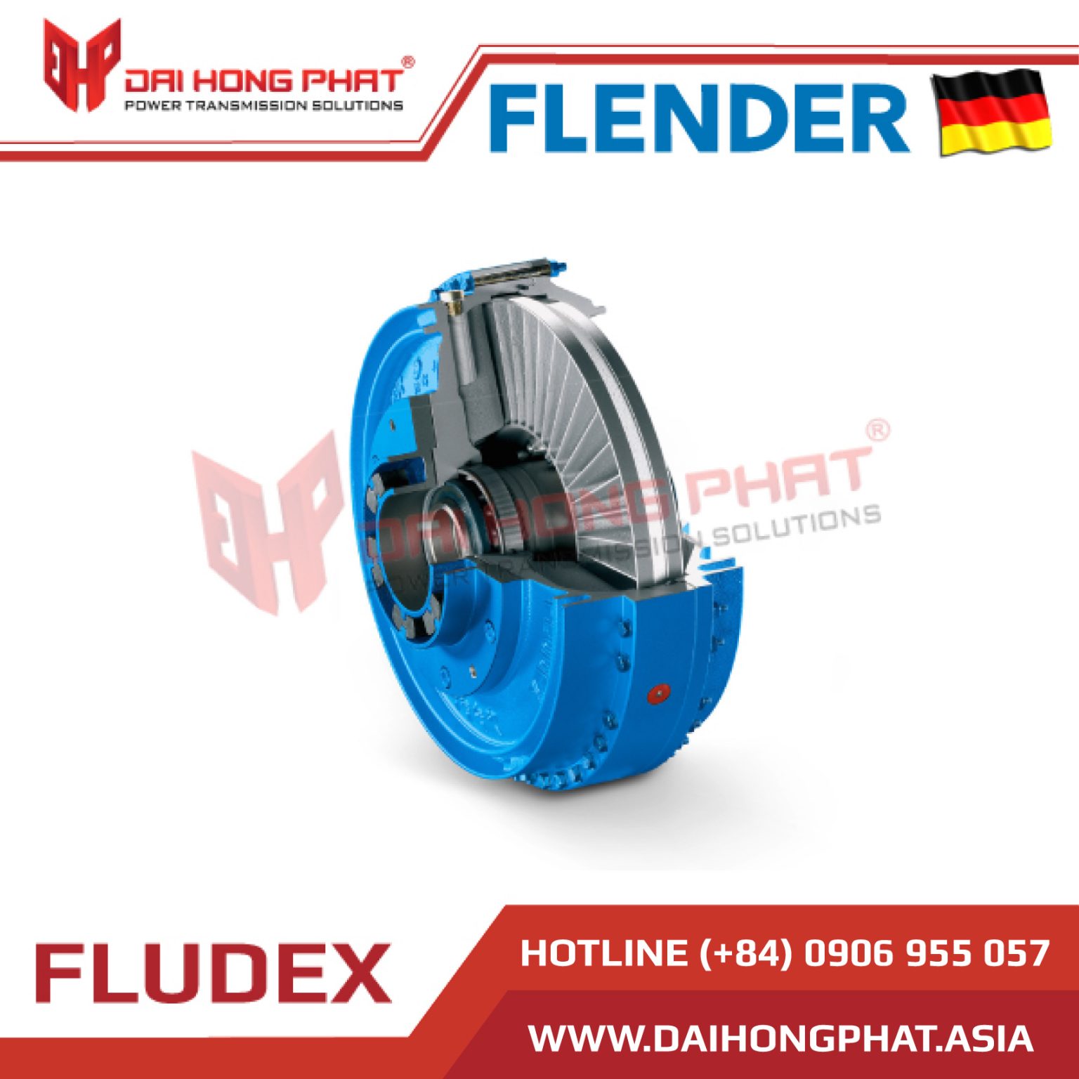 KHỚP NỐI THỦY LỰC FLENDER FLUDEX - Đại Hồng Phát