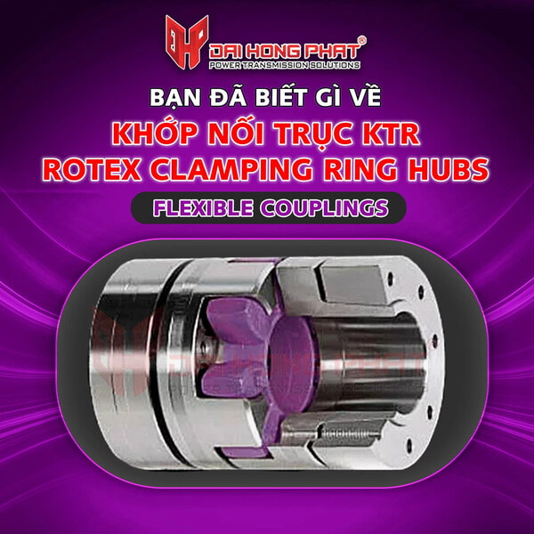 khớp nối trục KTR Rotex Clamping Ring hubs