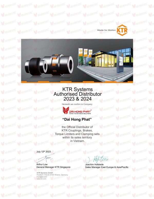 KHỚP NỐI TRỤC ROTEX KTR STANDARD Đại Hồng Phát