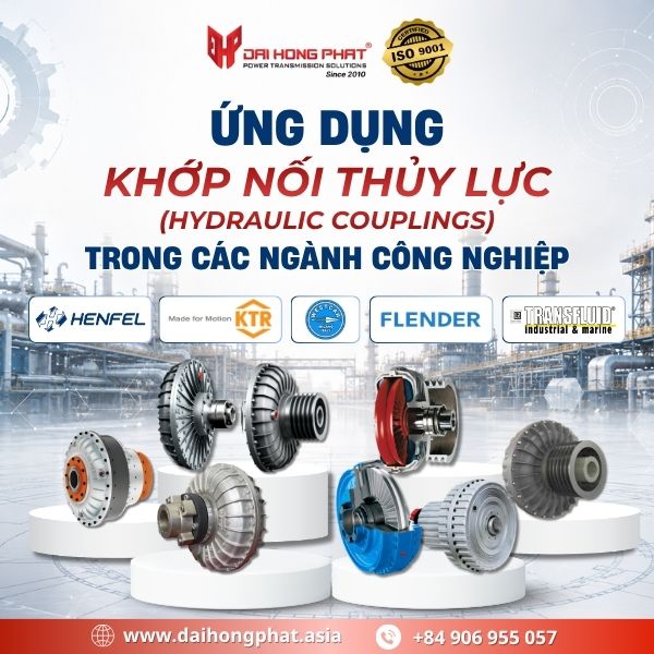 Ứng dụng khớp nối thủy lực