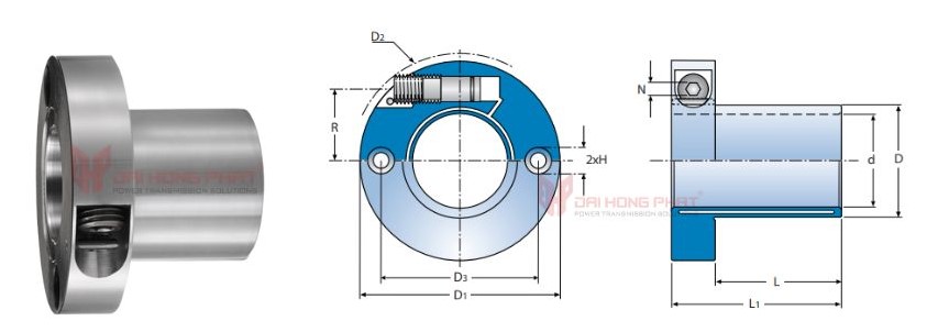 Bản vẽ kỹ thuật khớp khóa trục ETP-POWER