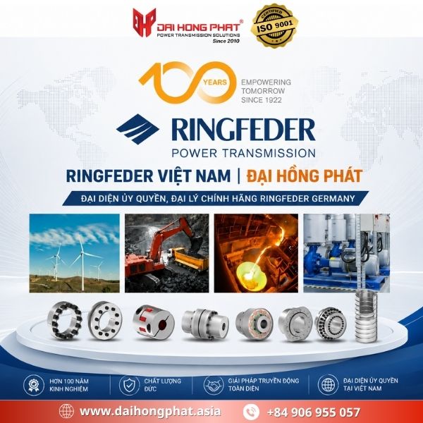 Ringfeder Việt Nam- Đại Hồng Phát Đại Diện Ủy Quyền, Đại Lý Chính Hãng Ringfeder Germany