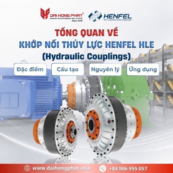 Khớp nối thủy lực Henfel HLE Brazil