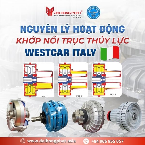 Nguyên lý hoạt động của khớp nối thủy lực Westcar
