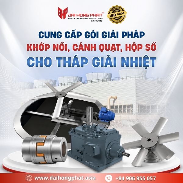 Trọn bộ giải pháp cho tháp giải nhiệt - Đại Hồng Phát