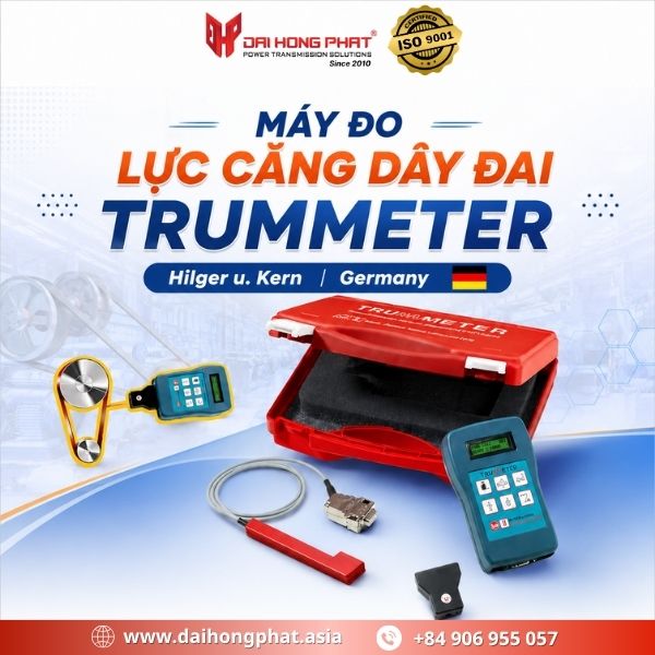 Máy đo lực căng dây đai Trummeter Hilger U. Kern Germany