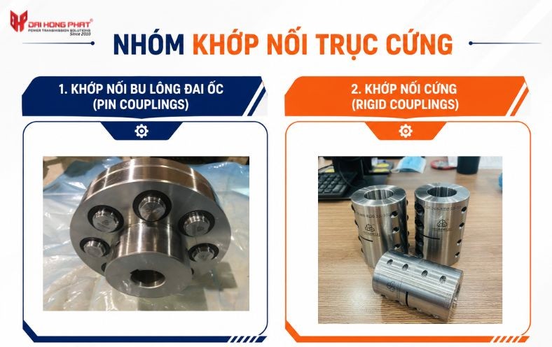 Phân biệt khớp nối trục mềm và trục cứng qua định nghĩa