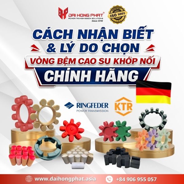 Cách nhận biết vòng đệm cao su khớp nối chính hãng - Đại Hồng Phát