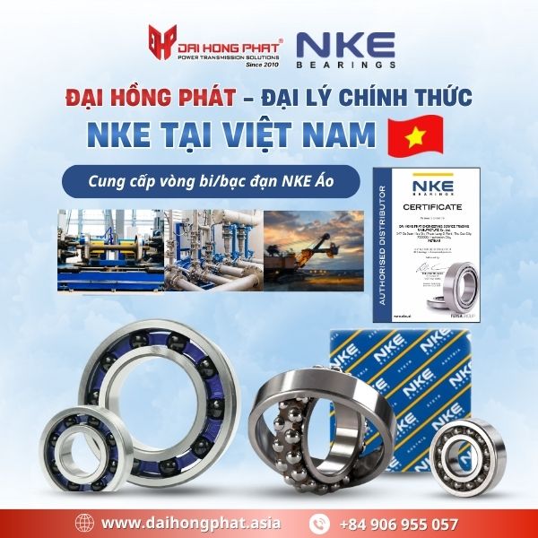 Đại lý chính hãng Vòng bi bạc đạn NKE Áo tại Việt Nam