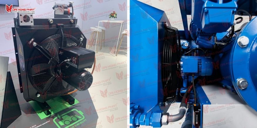 Ảnh thực tế bộ làm mát dầu bằng không khí KTR OAC