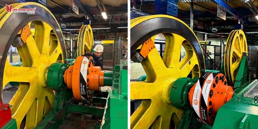 Ảnh thực tế khớp nối bulong đai ốc KTR Revolex KX-D tại nhà máy
