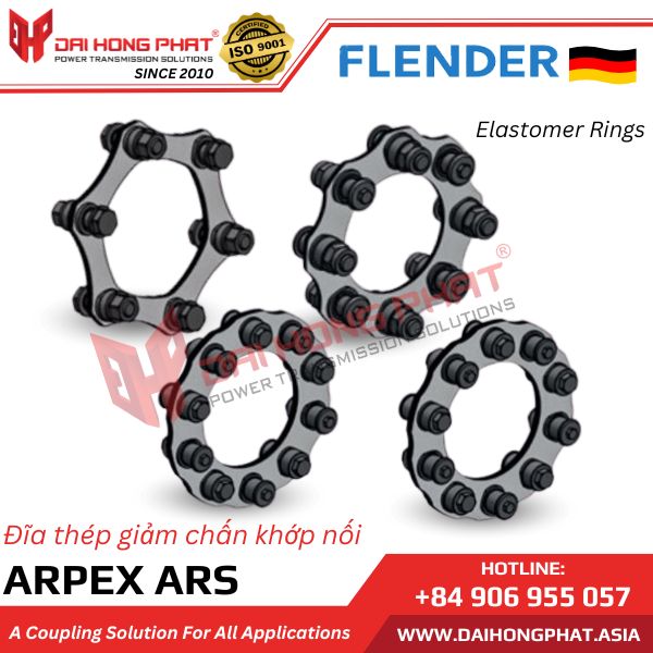 Đĩa thép giảm chấn Flender Arpex ARS