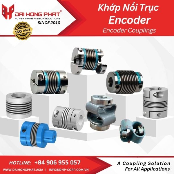 6. Khớp nối trục encoder