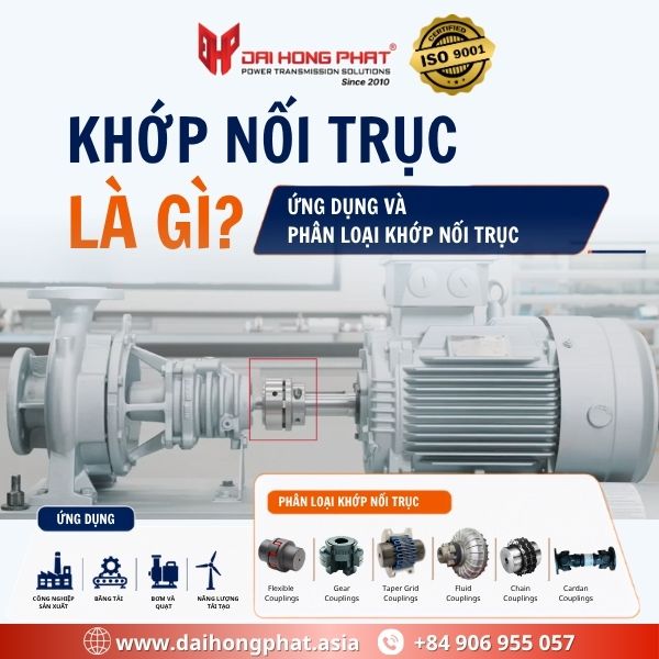 Khớp Nối Trục Là Gì? Ứng Dụng Và Phân Loại Khớp Nối Trục