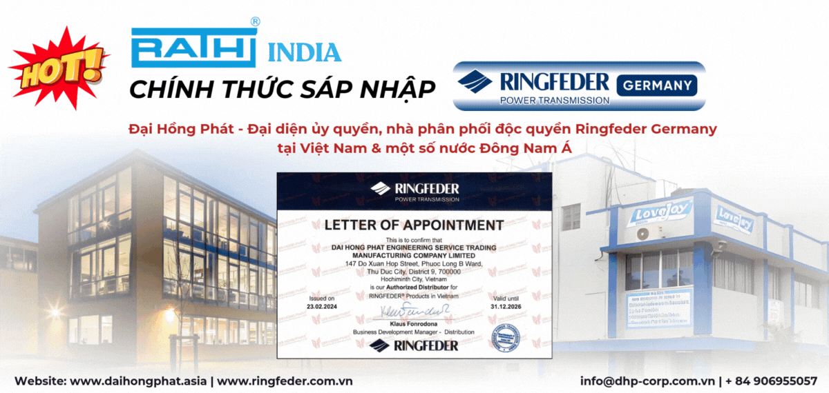 RATHI INDIA CHÍNH THỨC SÁP NHẬP RINGFEDER GERMANY