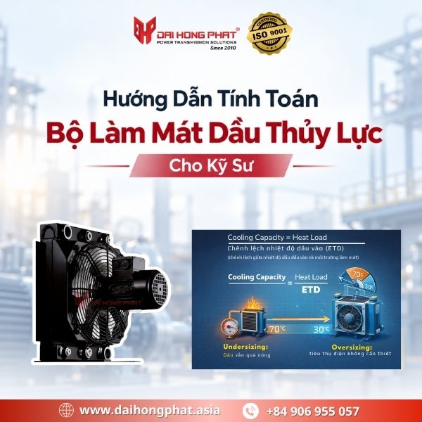 Hướng Dẫn Tính Toán Bộ Làm Mát Dầu Thủy Lực Cho Kỹ Sư