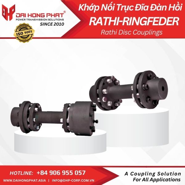 Khớp Nối Trục Đĩa Đàn Hồi Rathi-Ringfeder