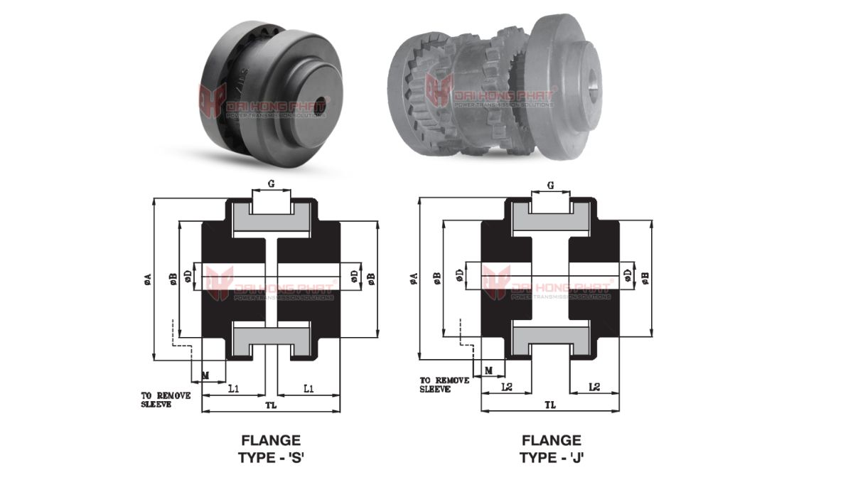 rwb-flexible-coupling-drawing
