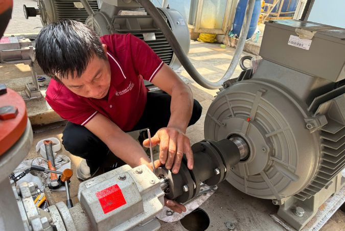 Lắp đặt cân chỉnh khớp nối đĩa