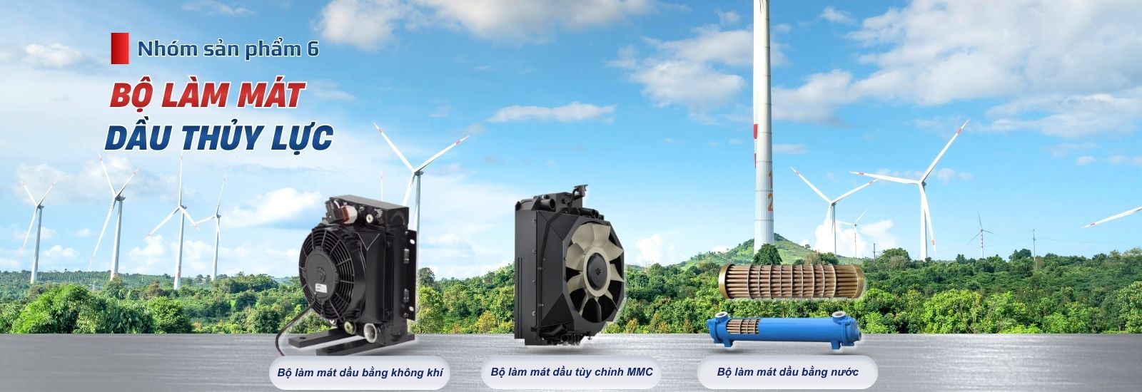 Banner Bộ làm mát dầu Đại Hồng Phát