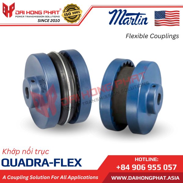 Khớp nối trục martin Quadra-Flex