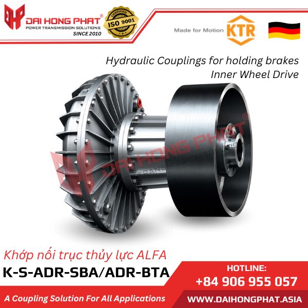 Khớp nối trục thủy lực KTR ALFA - Poly-Norm ADR-SBA / ADR-BTA