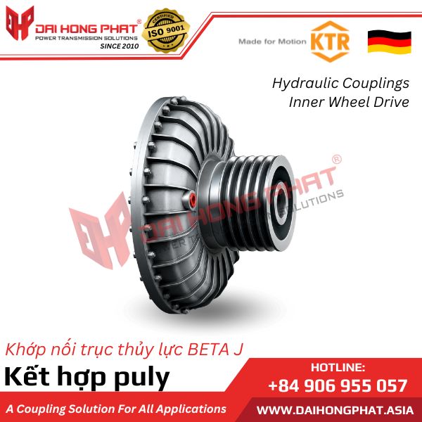 Khớp nối trục thuỷ lực KTR BETA J kết hợp puly