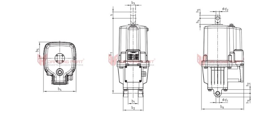 Bản vẽ bầu phanh KTR-STOP TB