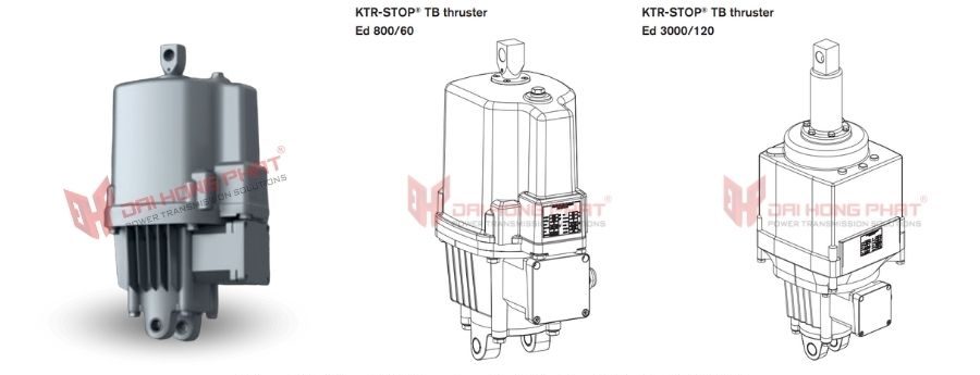 Bản vẽ kỹ thuật Bầu phanh thủy lực KTR-STOP TB