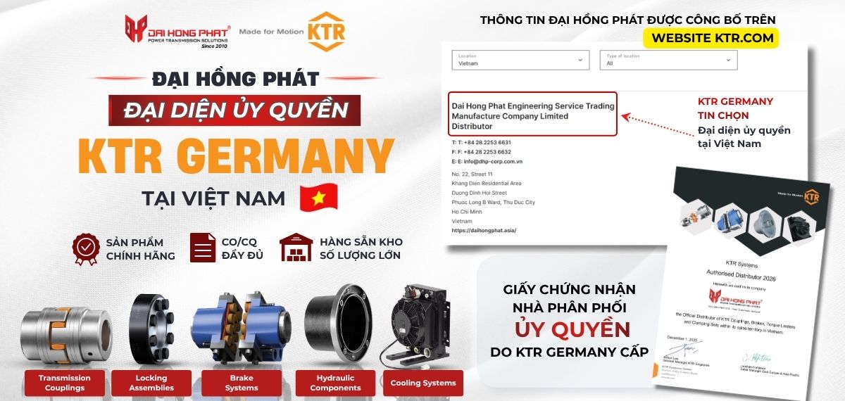 Đại Hồng Phát - Nhà phân phối ủy quyền KTR Germany tại Việt Nam