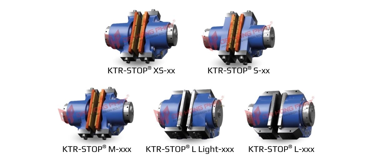 Phân loại Phanh kẹp thủy lực thụ động KTR-STOP