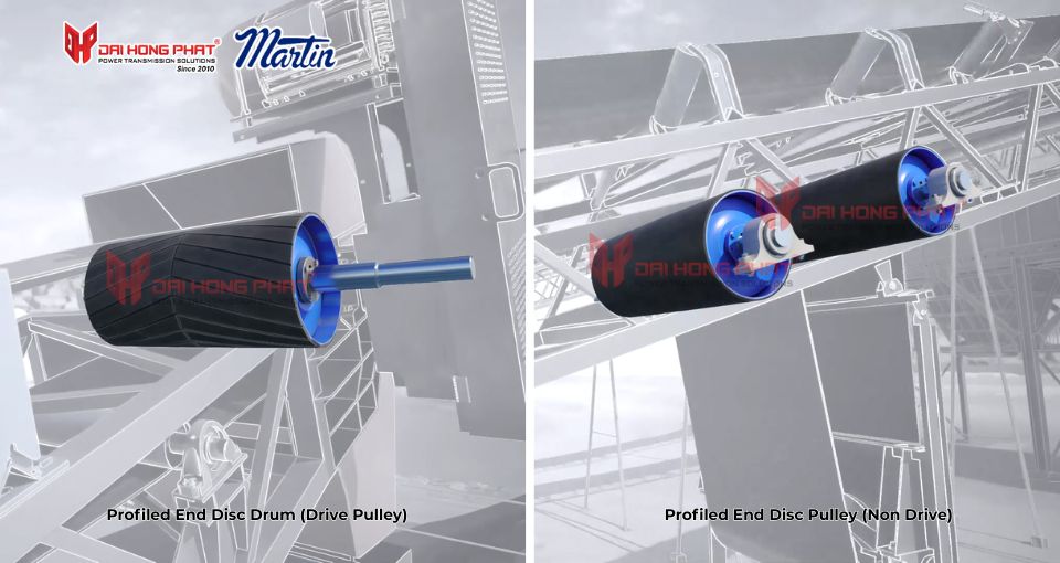 Puly tang trống Martin (Drum pulleys) 