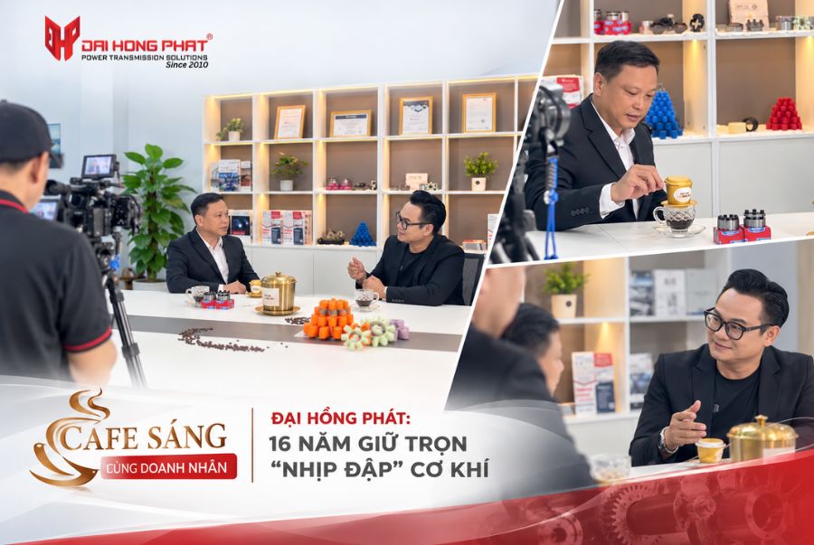 Hình ảnh hậu trường buổi phỏng vấn CEO Đại Hồng Phát tại văn phòng.