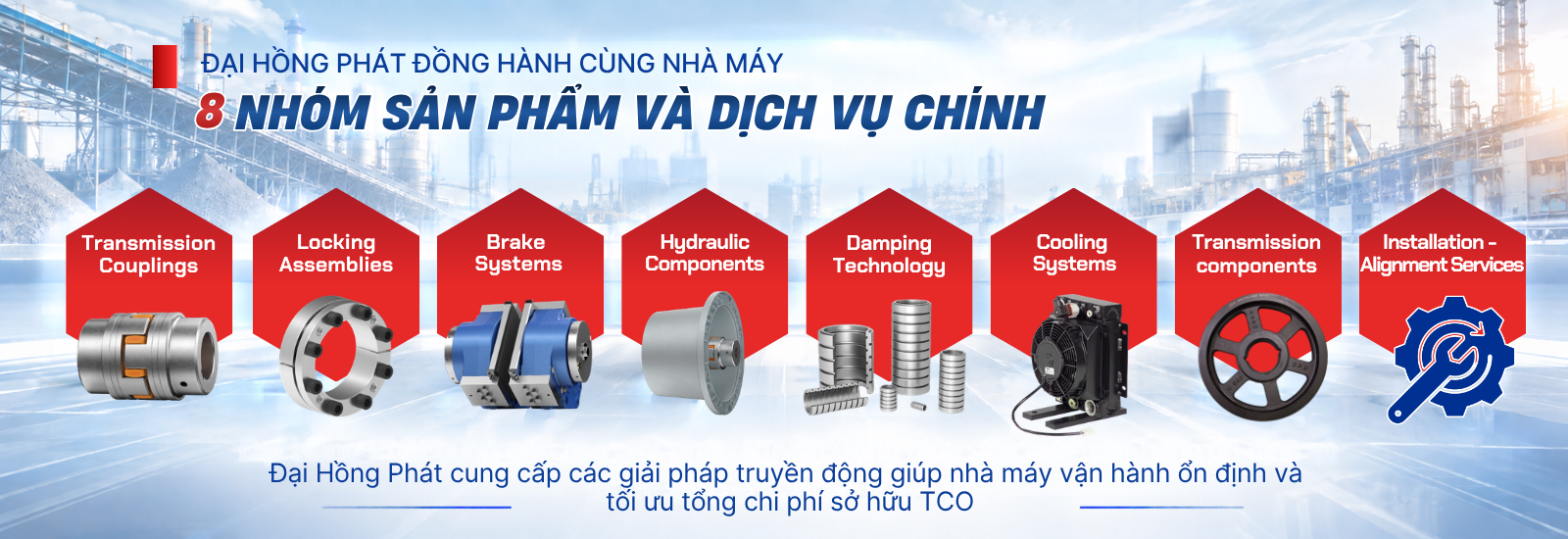 nhóm sản phẩm dịch vụ chính của công ty đại hồng phát